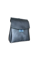 Рюкзак- сумка офисная из экокожи QOZA, черный