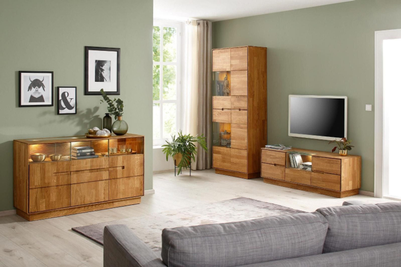 Шкаф витрина Паво