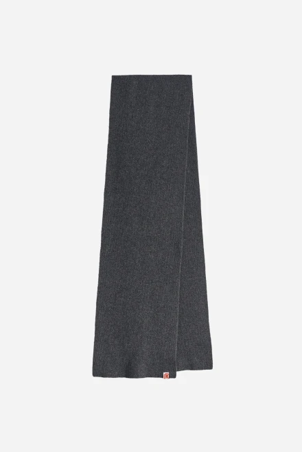 Шапка бини из шерсти мериноса серая