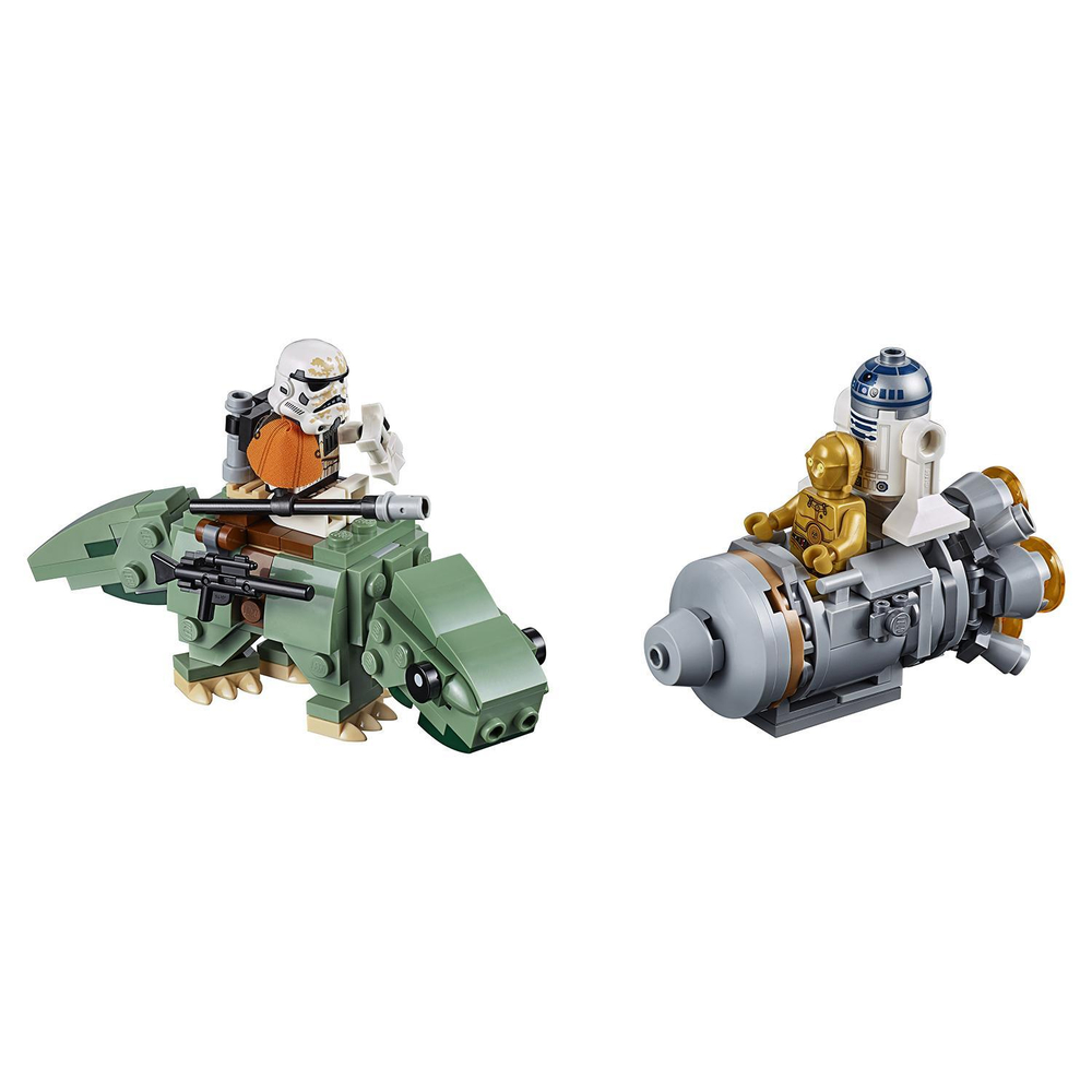 LEGO Star Wars: Микрофайтеры: Спасательная капсула и дьюбэк 75228 — Escape Pod vs. Dewback Microfighters — Лего Звездные войны Стар Ворз