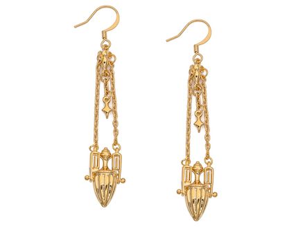 Серьги "Винтаж-Амфора", 72мм