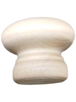 Мебельная ручка натуральное дерево (береза) 10 шт. диаметры 36 мм высота 29мм