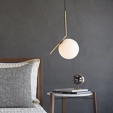 replica Flos IC Lighting S2 Chrome Pendant Lamp by Michael Anastassiades