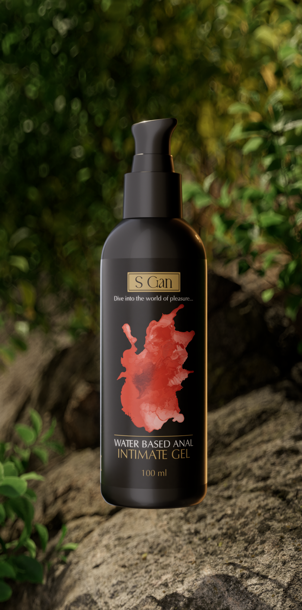 Лубрикант на водной основе для анального секса SGAN Sensual, 100 мл