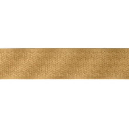 Лента контактная "липучка" 25мм Св. Коричневый (301) МЯГКАЯ К-й (25)