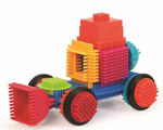 Конструктор игольчатый в чемоданчике Bristle Blocks, 50 деталей