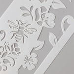 Трафарет для украшения выпечки 10*30 см "Пчелы"