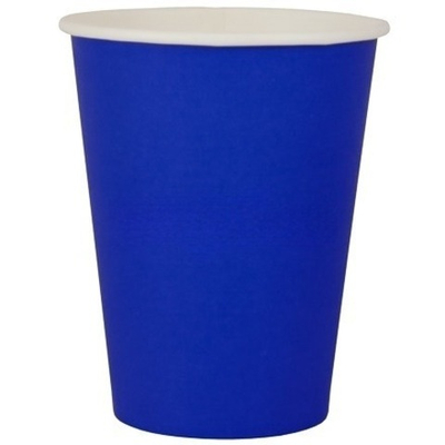 Стакан ГН 350 мл (d-90 мм) бумажный Синий (50/1000 шт.) ЛигаПак