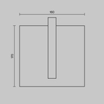 Уличный настенный светильник Outdoor O484WL-L6GF3K