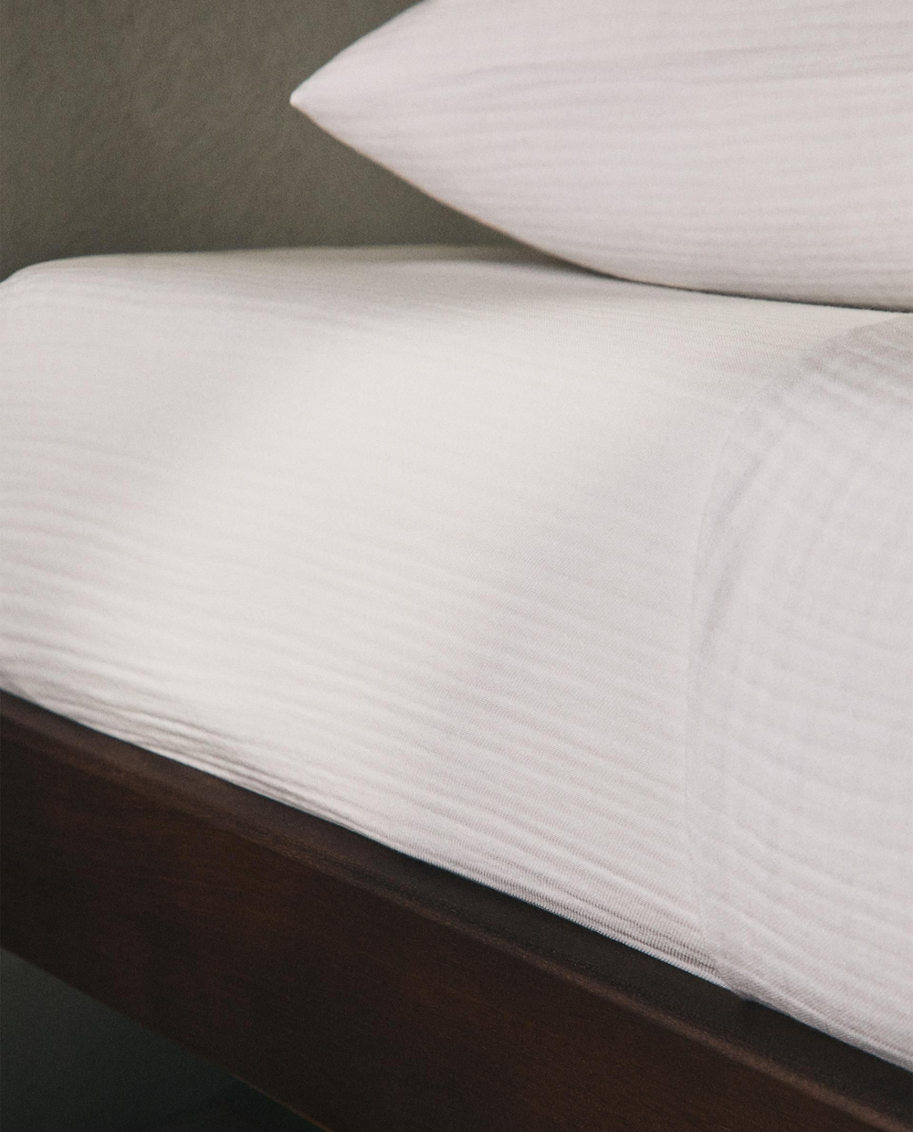 Zara Home - Простыня шифоновые брюки, белый, 180х200х30 см