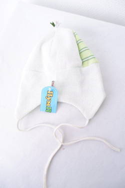 Шапка Pum Pon на завязках для новорожденного, новая