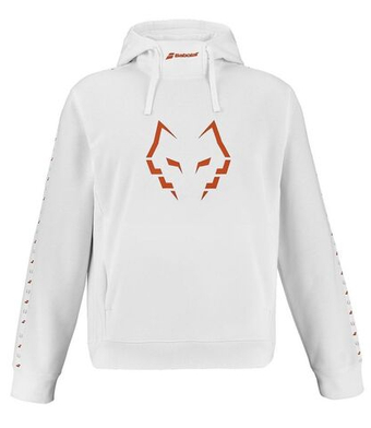 Мужская теннисная кофта Babolat Sweat J.Lebron - white