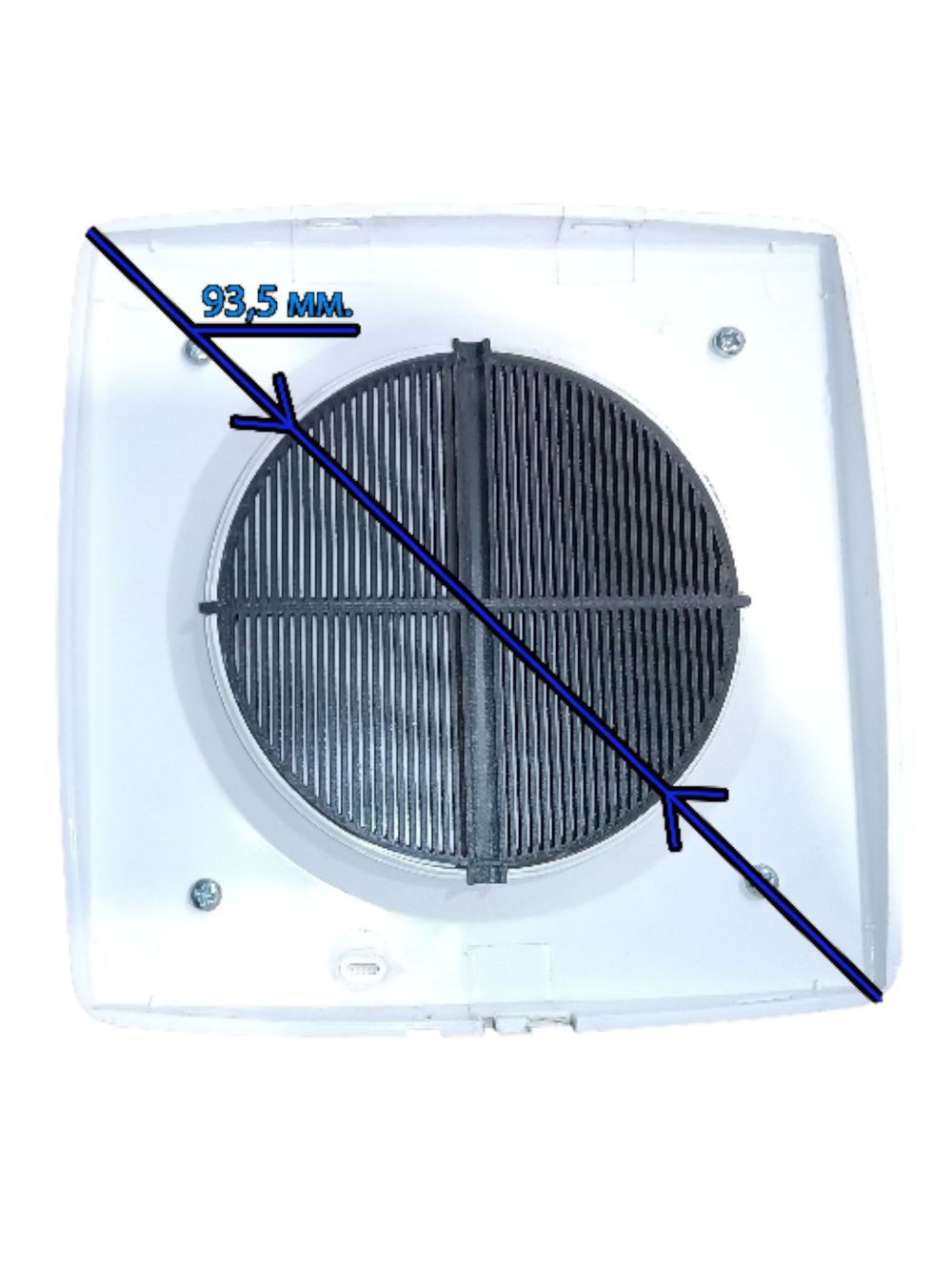 Защитная решётка от комаров для вентиляционного вентилятора.