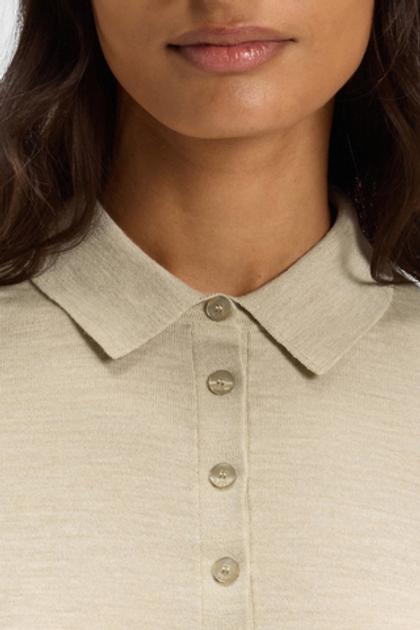 BOSS Поло из мериносовой шерсти