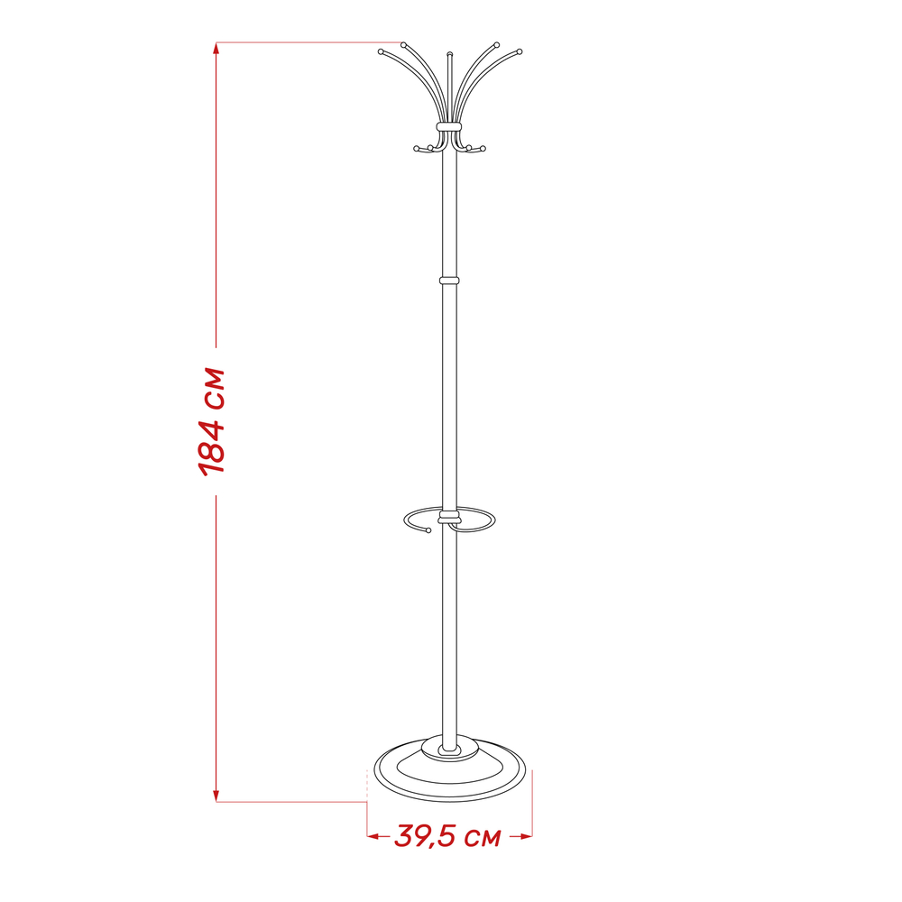 Вешалка напольная Leset Каро-1