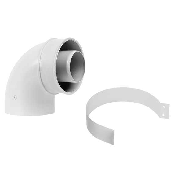 Отвод коаксиальный промежуточный Royal Thermo 60/100, 90 гр. M/M, подкл. через хомут купить в Москве и Московской области по низкой цене с доставкой по России — (5) Отвод коаксиальный промежуточный Royal Thermo 60/100, 90 гр. M/M, подкл. через хомут — (5)