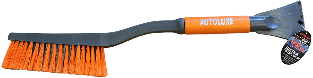 Щетка со скребком AL-110-(кор.12шт) сер-оранж.