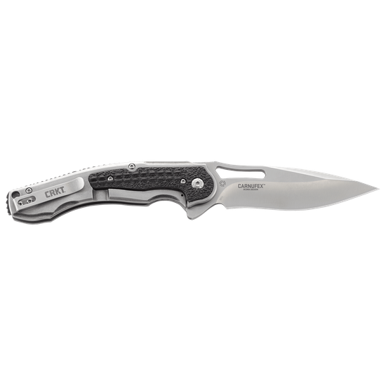 Складной нож CRKT 5480 Carnufex c клинком из стали 8Cr13MoV, рукоять G10 / Stainless Steel