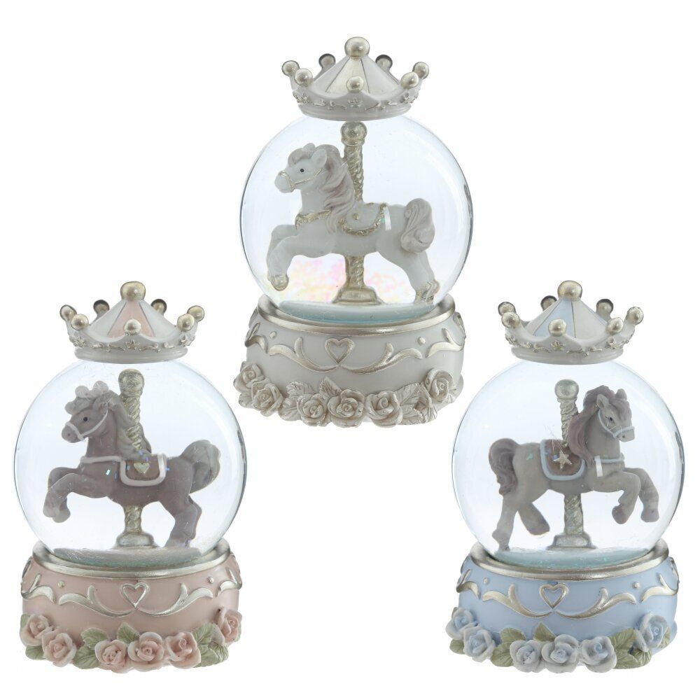 GAEM Фигурка декоративная в стекл шаре "Карусель", D 6,5 см, L6,5 W6,5 H10 см, 3в.