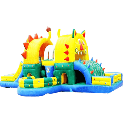 Коммерческий надувной батут "Котики" 12*6*4 м