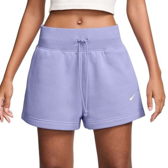 Женские шорты теннисные Nike Sportswear Phoenix Fleece - сиреневый лед/парус