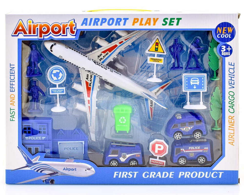 Самолет ин. с аксесс., коробка 380-4