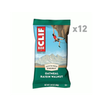 Clif Bar — Протеиновые батончики с овсянкой, изюмом и грецким орехом — изготовлено ​​из органического овса — 10 г белка — без ГМО — на растительной основе — энергетические батончики
