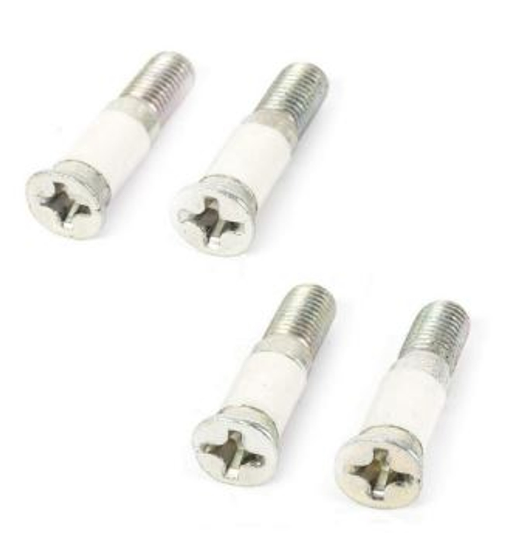 Комплект Болт (бесшумный) отв части замка двери 2108-2115 (к-т 4шт) СИЛИКОН (горчичные) 646