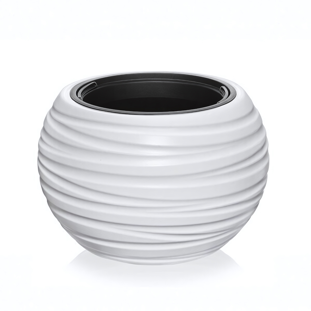 Кашпо "Luna" V=36л D435 mm со вставкой V=9л цвет в ассортименте