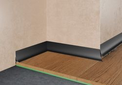 Щелевой плинтус Pro Design Corner L 584 черный, 2700x15,5x30 мм