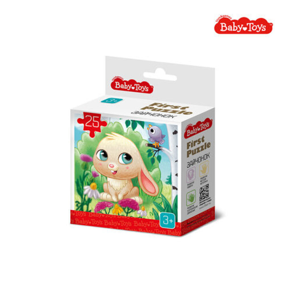 Пазлы 25 элементов Baby Toys "Зайчонок"