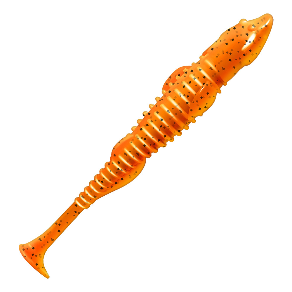 Приманка ZUB-ROCKER  90мм(3,5")-5шт, (цвет 250) морковный с блестками