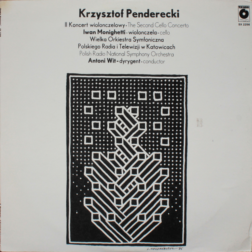Krzysztof Penderecki / II Koncert Wiolonczelowy - The Second Cello Concerto (LP)