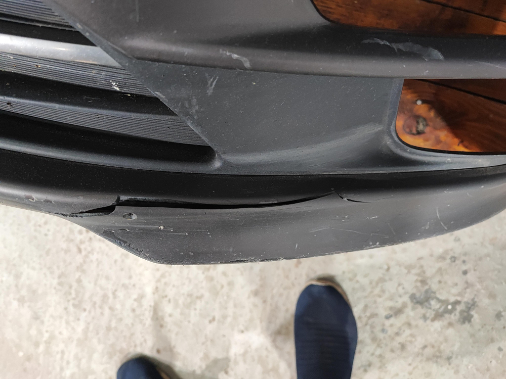 Бампер передний Kia Rio 3 (QB) 15-17 Б/У Оригинал 865114Y500