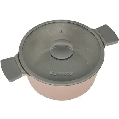 Кастрюля 5,2л «Stella» (cappuccino) со стеклянной крышкой кск52а