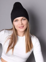 Шапка для девочки осенняя вязаная