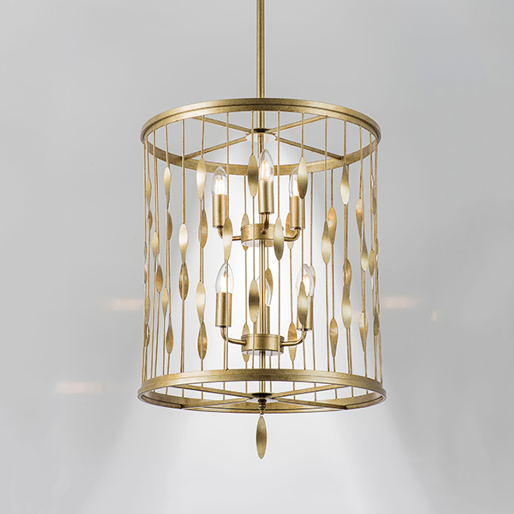 725163 Люстра FIRENZE 6х40W E14 ЗОЛОТО