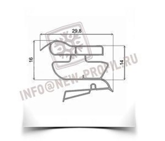 Уплотнитель для холодильника Zanussi ZRD33ZWO м.к. 375*575 мм(022)