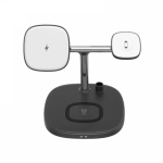 Беспроводное зарядное устройство WIWU M8 Power Air 15W 4 в 1 для смартфона/Apple Watch/AirPods/Apple Pencil (1st Generation) (черный)