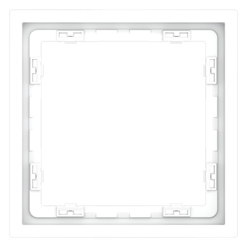 Рамка пластиковая VOLTUM S70 на 1 пост, (белый матовый)