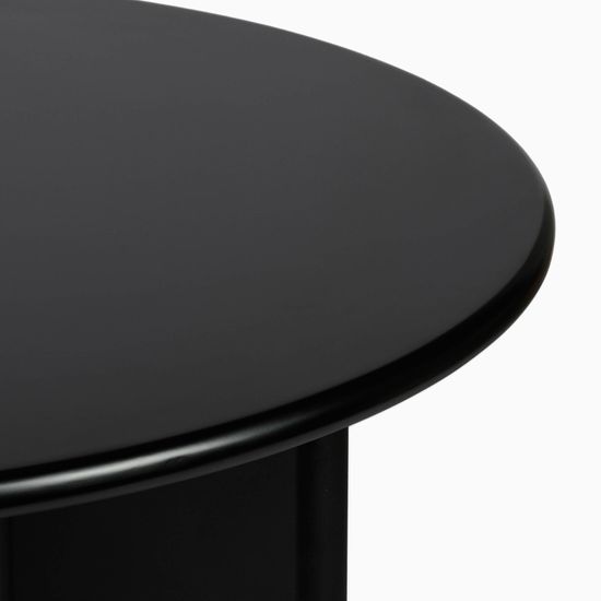 Обеденный стол Blos диаметр 100 черный МДФ