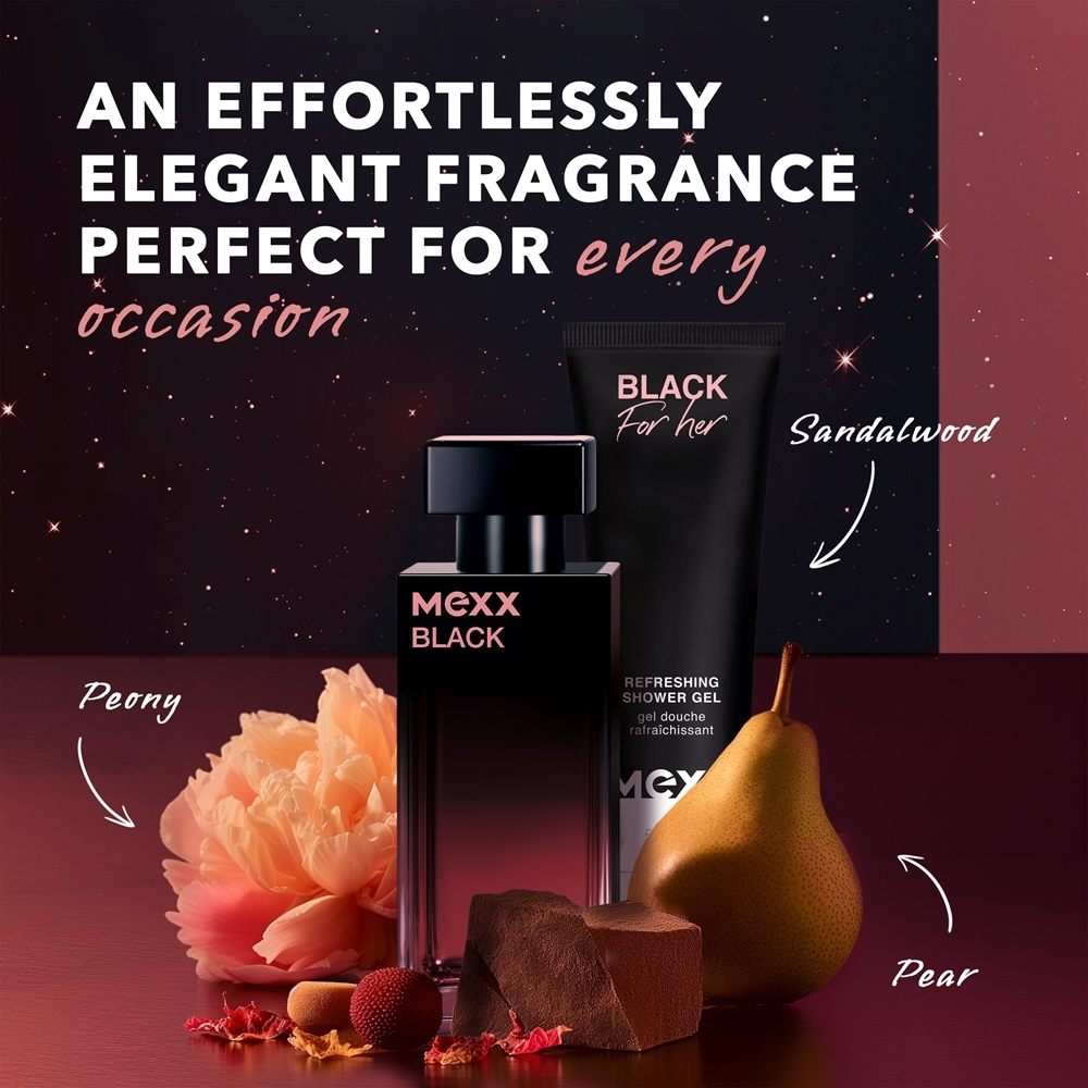 Mexx Black подарочный набор для женщин
