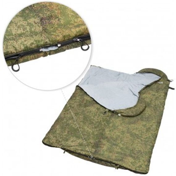 Спальный мешок Helios БАТЫР EXTREME (220*70) Stratex 200 КМФ цифра