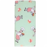 Коврик для сушки посуды 38*50см «Поваренок» мятный