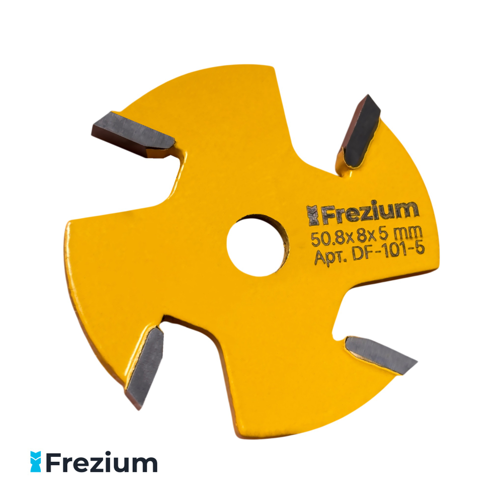 Сменная дисковая фальцевая фреза по дереву "Frezium" 50.8x8x5 Z4; DF-101-5