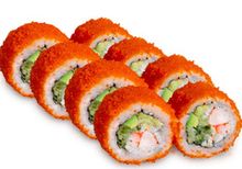 Ролл Калифорния с Камчатским крабом, 8шт Ролл Калифорния с Камчатским крабом, 8шт