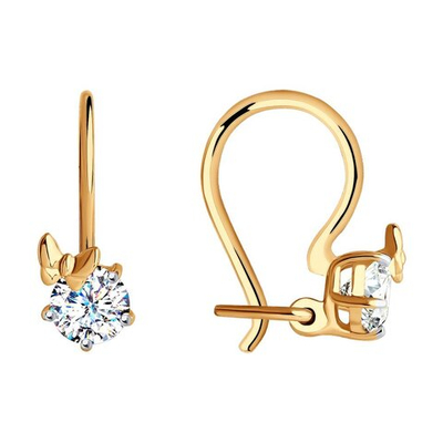 Серьги Au 585 (029210)