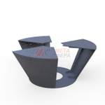 Приствольная решётка со скамейкой Алькор