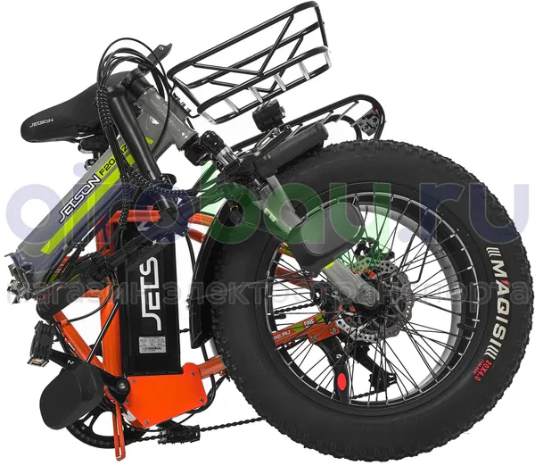 Электровелосипед Jetson F20 BIZON (48V/13Ah) - Серо-оранжевый фото №9