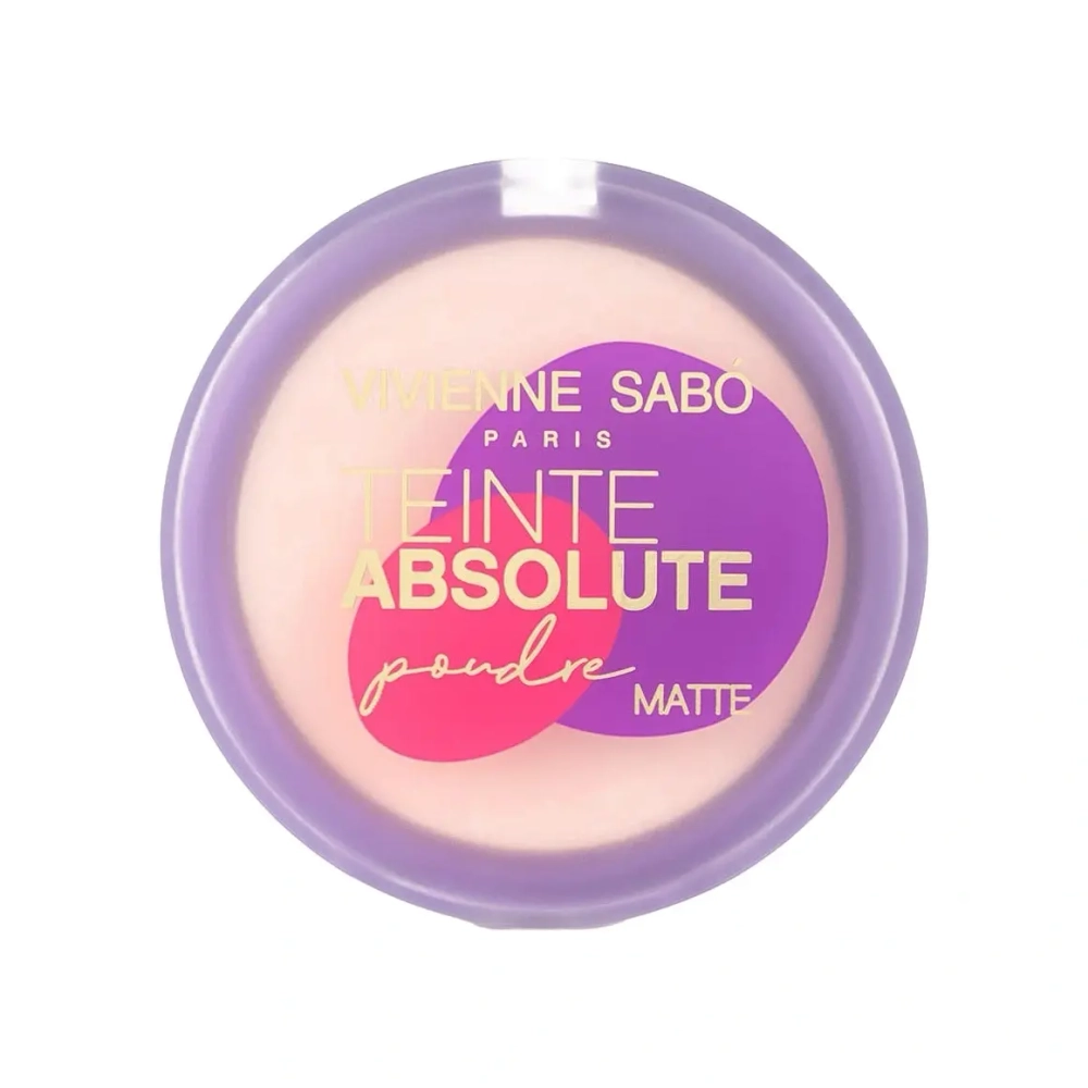 Vivienne Sabo Пудра компактная матирующая Teinte Absolute тон 01 Розово-бежевый